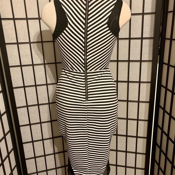 Never Worn Material Girl Striped Bodycon Dress - Picture 3 of 7